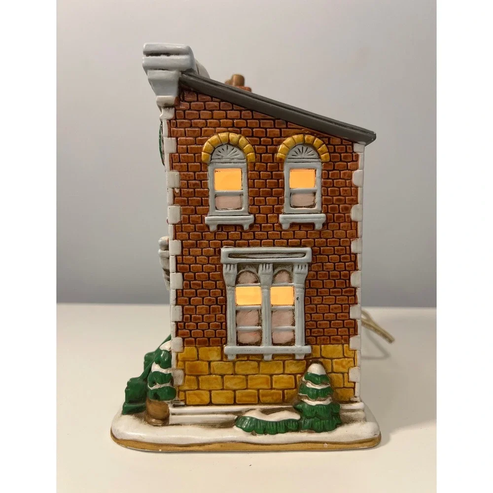 Colonial Village Vintage Dentist Office Light Up Holiday Home Decor Retro